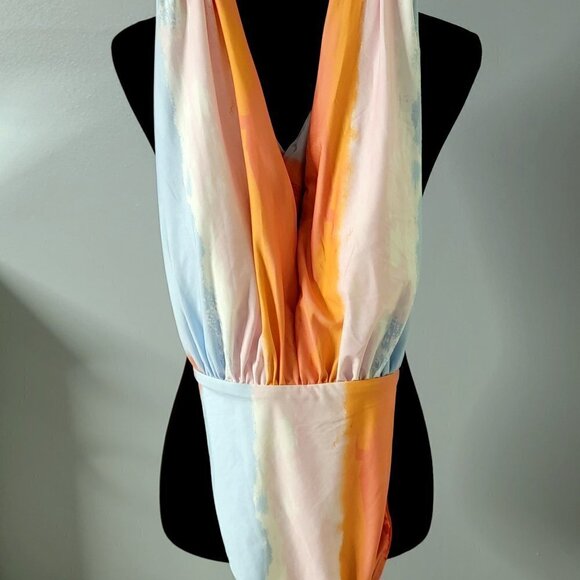 NWT SGI One Piece Color Tie Dye Bathing Suit Size Large - Picture 9 of 13